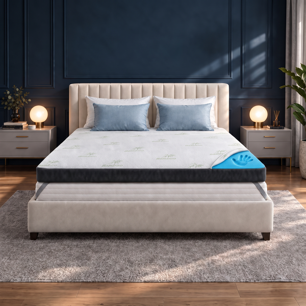 Surmatelas Premium Confort – Mousse à mémoire de forme en gel