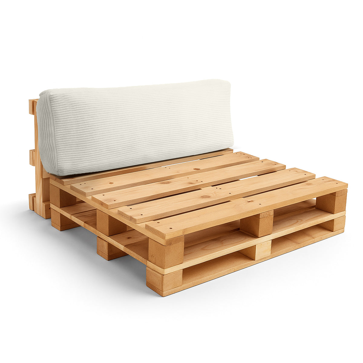 Coussin de palette en velours côtelé – coussin d'assise