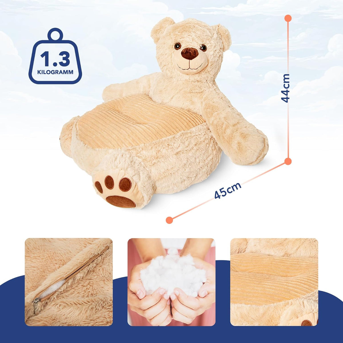 Chaise en peluche