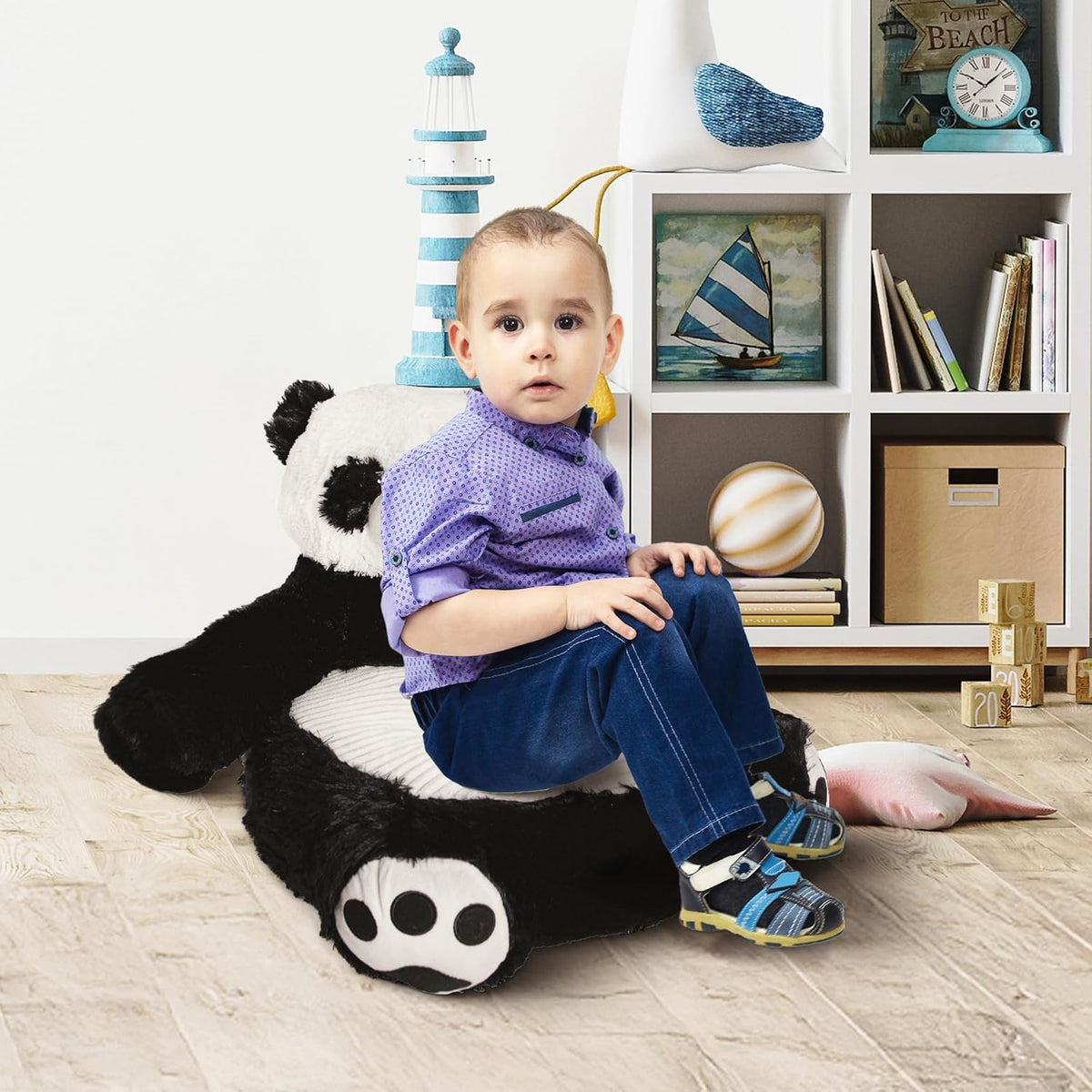 Chaise en peluche