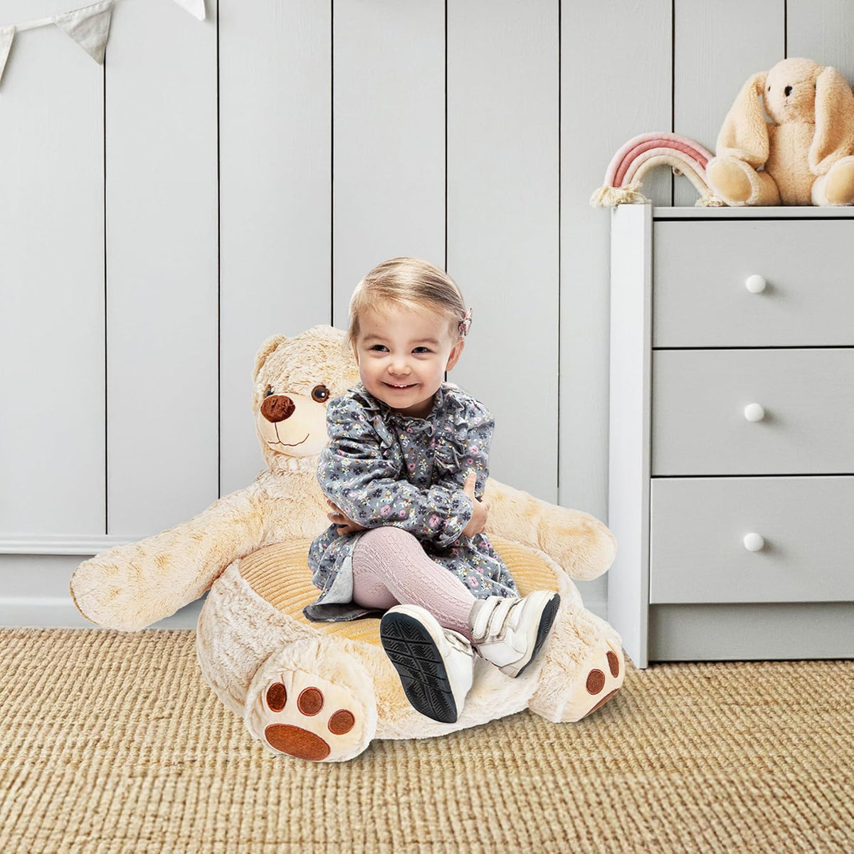 Chaise en peluche