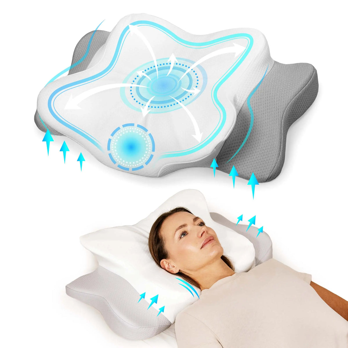 Coussin Papillon | Coussin ergonomique - KomfortKissen.de