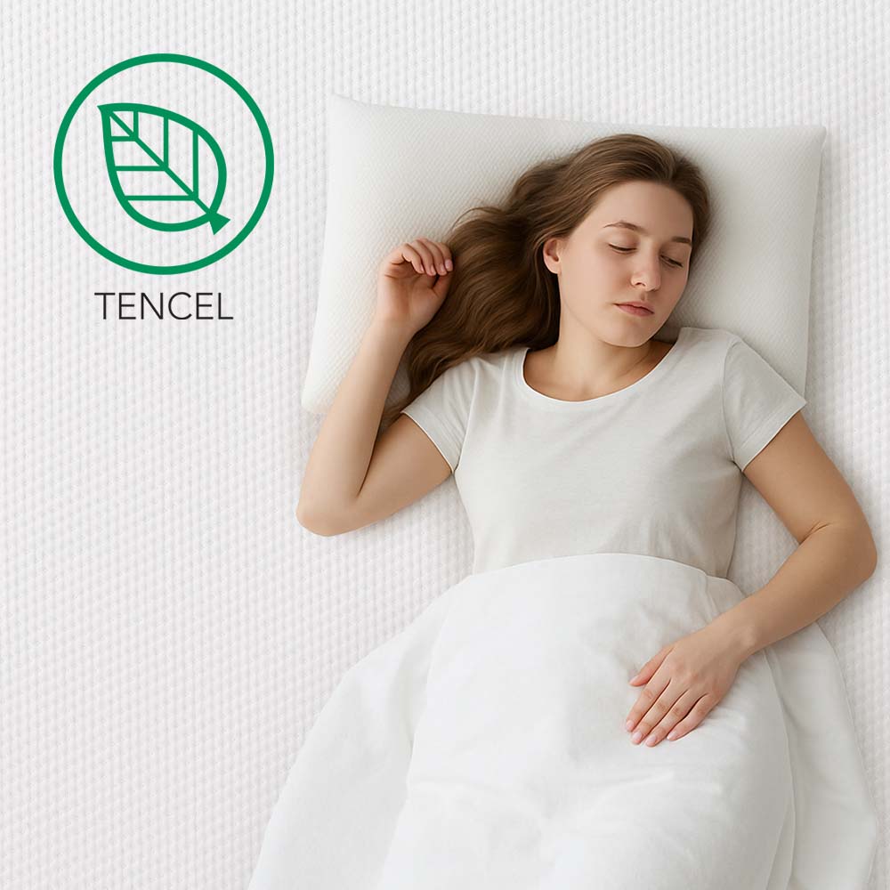 Surmatelas 2-en-1 - Surmatelas Duo avec mousse à mémoire de forme en gel