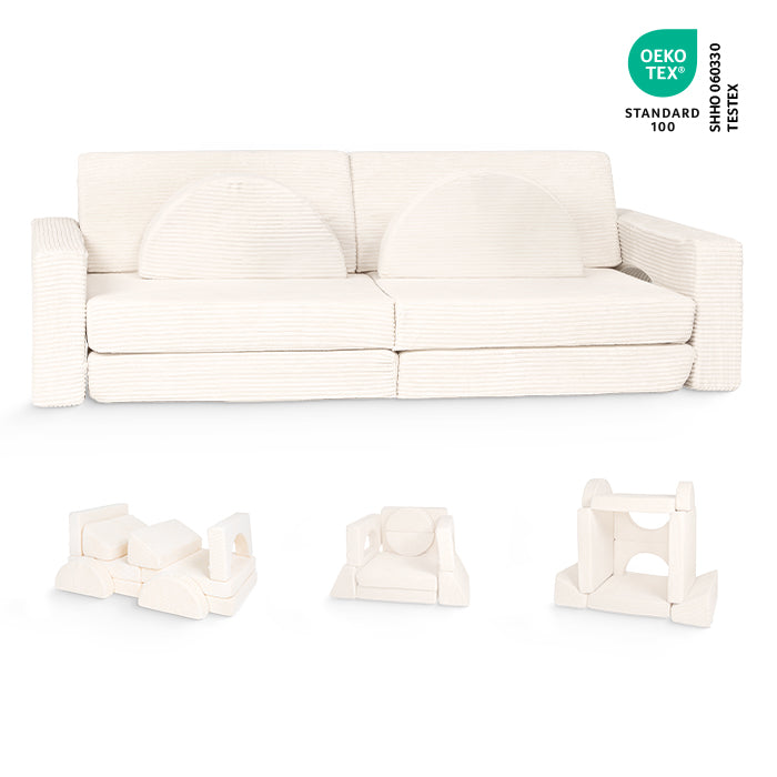 Canapé de jeu pour enfants – Ensemble de 10 pièces pour dormir et jouer