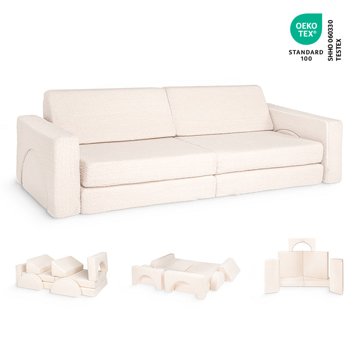 Canapé de jeu pour enfants – Ensemble de 10 pièces pour dormir et jouer