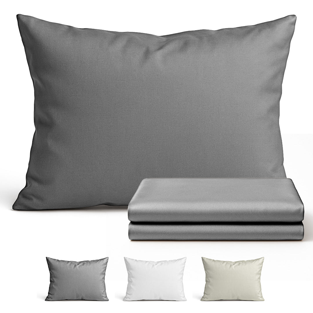 Taie d'oreiller en coton – 70x50 & 80x80 cm – certifiée OEKO-TEX