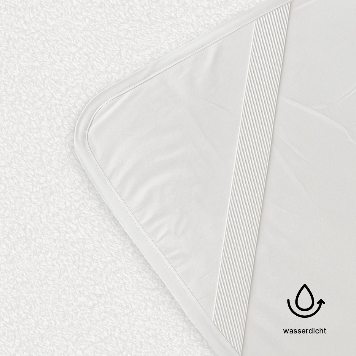 Protège-matelas avec bandes élastiques aux coins
