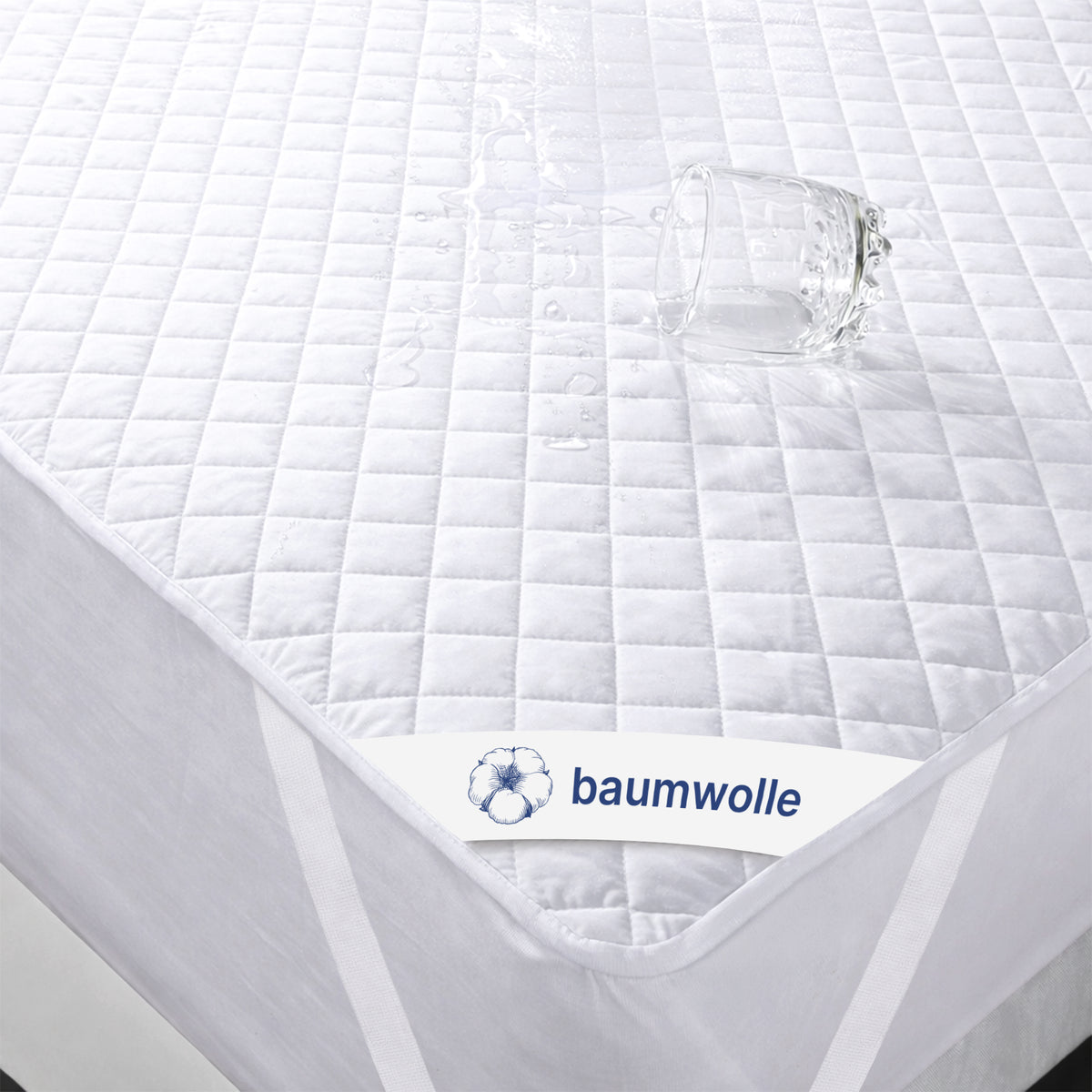 Protège-matelas imperméable en coton