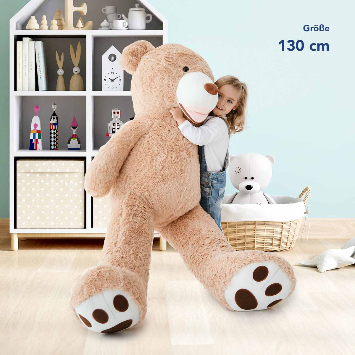 Ours en peluche géant - Enorme peluche douce et câline - KomfortKissen.de