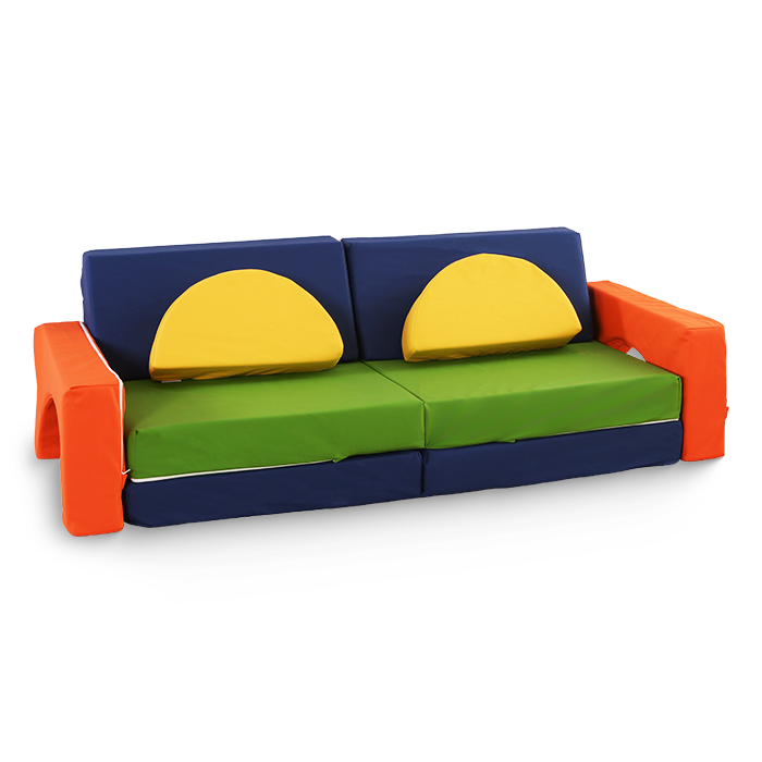 Canapé de jeu pour enfants - Ensemble de 10 pièces pour la zone de sommeil et de jeu - KomfortKissen.de