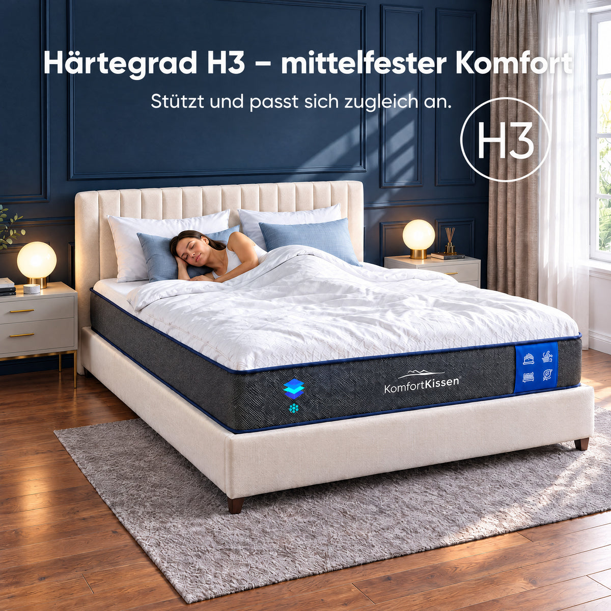 Matelas confort premium à 7 zones
