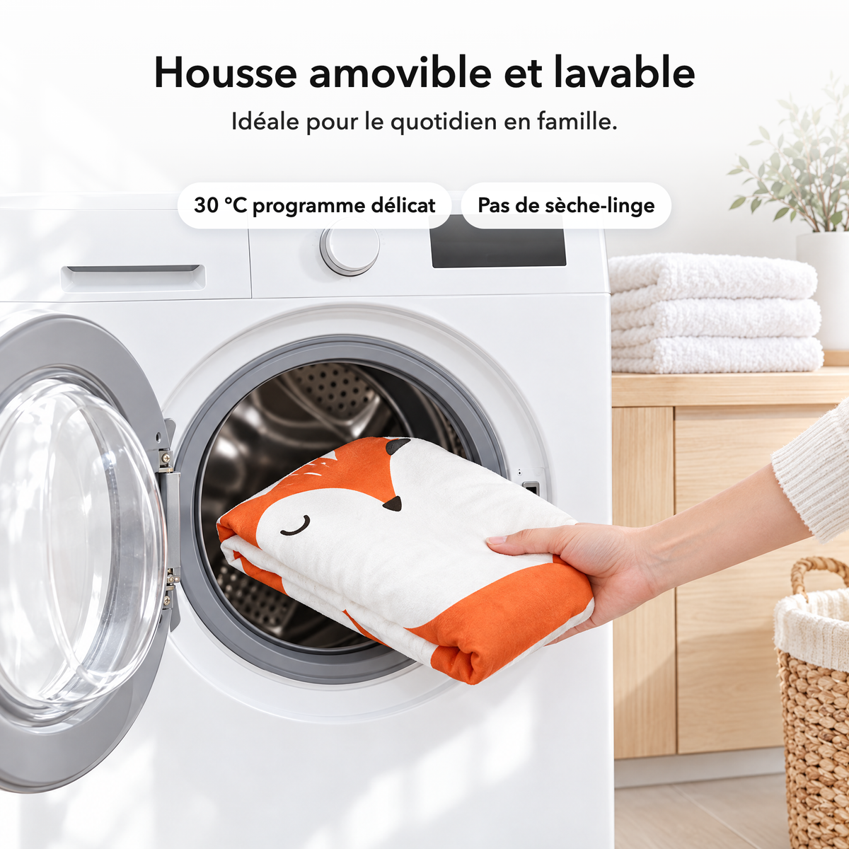 Renard – Housse amovible et lavable
