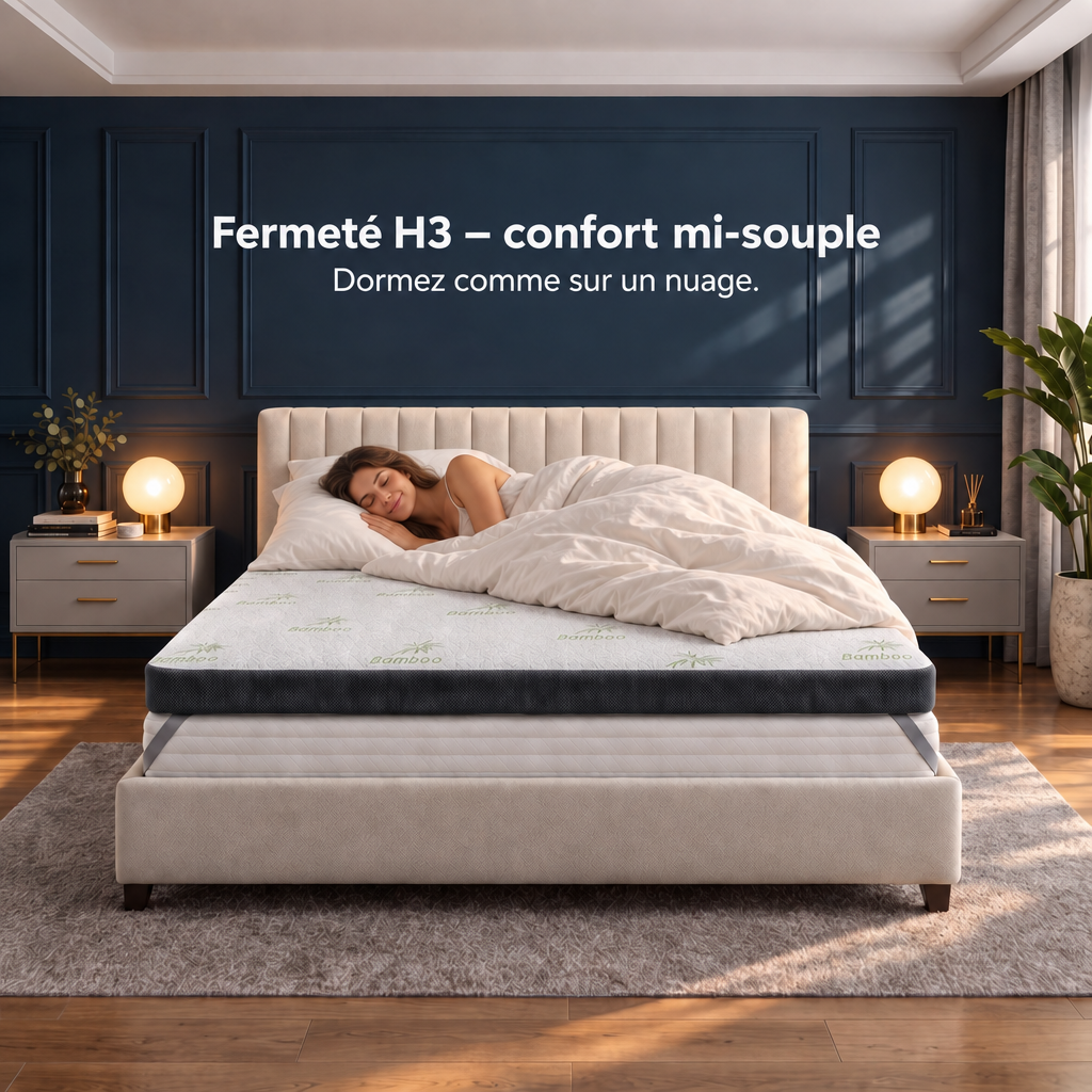 Surmatelas Premium Komfort – fermeté H3