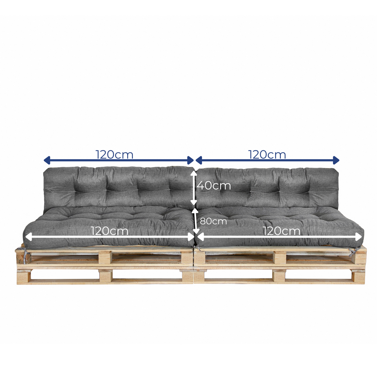 Coussins de palette - KomfortKissen.de