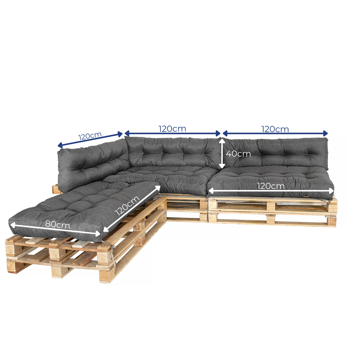 Coussins de palette - KomfortKissen.de